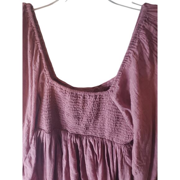 Free People Dried Currant (Mauve) Ari Mini Dress, Medium - Picture 5 of 7